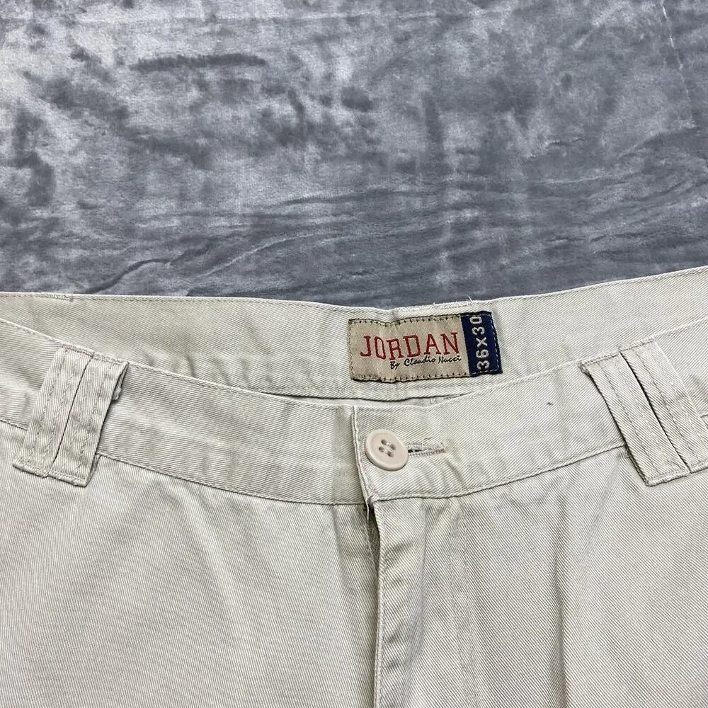 Vintage Jordan By Claudio‎ Muck Cargo Pants Men’s Size 36x30 Beige Pants